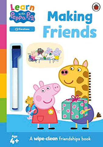 Learn with Peppa: Making Friends: Wipe-Clean Activity Book