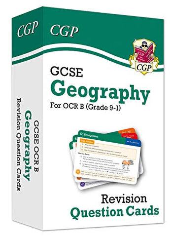 New Grade 9-1 GCSE Geography OCR B Revision Question Cards: perfect for catch-up and the 2022 and 2023 exams (CGP GCSE Geography 9-1 Revision)