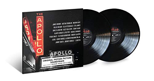 "Black vinyl record album 'The Apollo' with cover art and two discs."