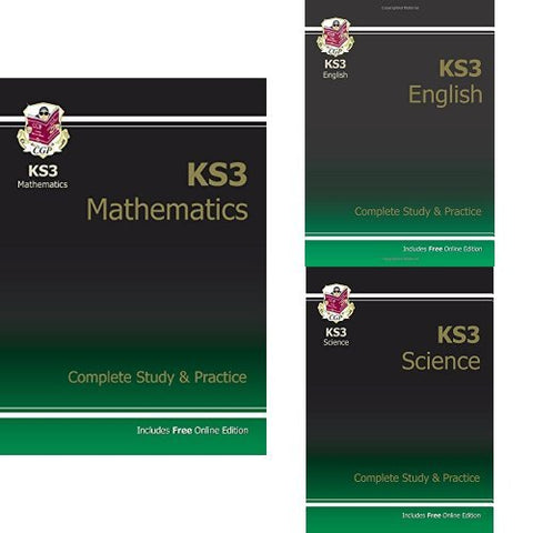 CGP Books - New KS3 Maths Complete Study andamp; Practice (with Online Edition)