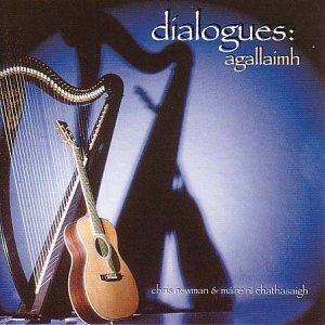 CD cover featuring a guitar and harp against a blue background with shadow figures.