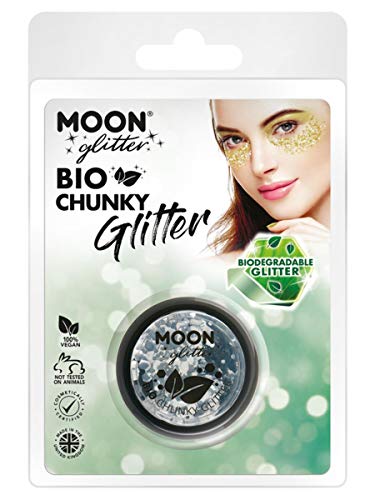 Moon Glitter Bio Chunky Glitter Silver
