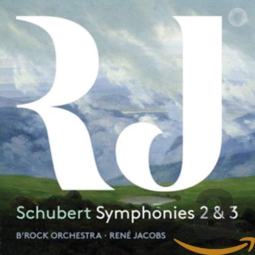 A CD cover with "RJ" initials against a cloudy sky and green landscape background.