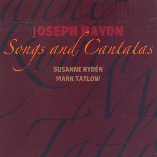 CD cover with pomegranates and text "Joseph Haydn: Songs and Cantatas" on a white rectangle.