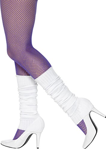 Smiffys Unisex 1980's Legwarmers (White)