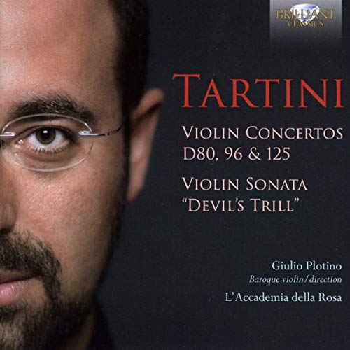 Giulio Plotino Laccademia De - Tartini: Violin Concertos D80, 96 & 125, Violin Sonata "Devil's Thrill" [CD]