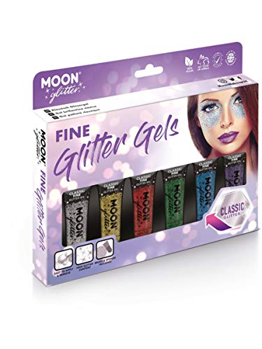Moon Glitter Classic Fine Glitter Gel Assorted