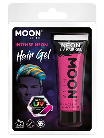 Moon Glow Intense Neon UV Hair Gel Hot Pink