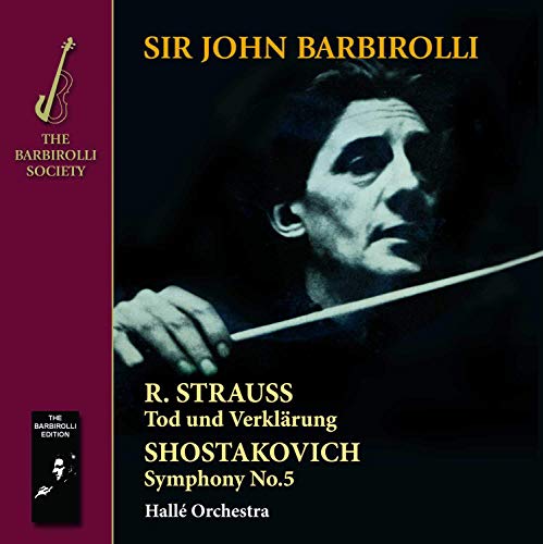 CD cover with a black-and-white image of Sir John Barbirolli holding a baton.