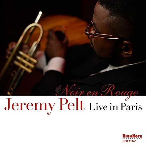 Jeremy Pelt holding a trumpet, wearing glasses, with album title text below.