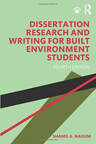 Dissertation Research and Writing for Built Environment Students