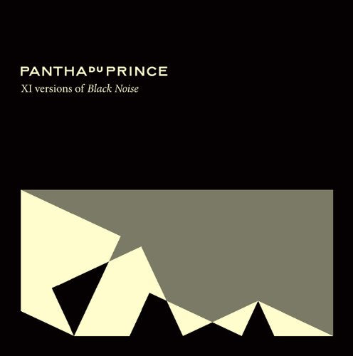 "Album cover with black background, geometric shapes, and artist name 'Pantha Du Prince'."