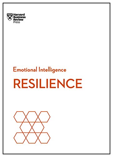 The image shows a white book cover with "Resilience" in large orange text.