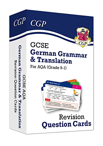 GCSE AQA German: Grammar & Translation Revision Question Cards: perfect for exams and mocks in 2022 & 2023 (CGP GCSE German 9-1 Revision)