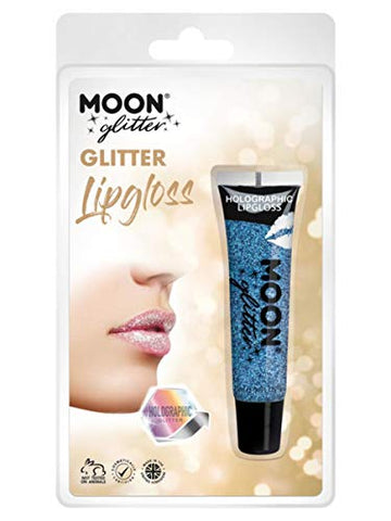 Moon Glitter Holographic Glitter Lipgloss Blue