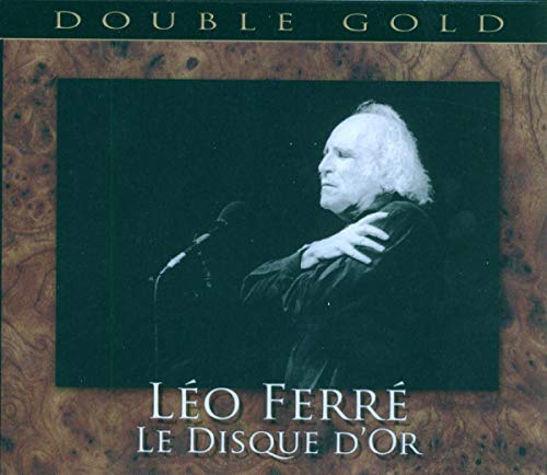 "Album cover featuring a man with white hair singing into a microphone."