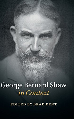 Book cover with black and white portrait of George Bernard Shaw and title text.
