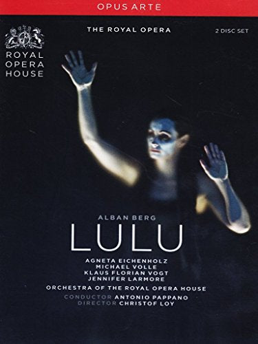 "Lulu" DVD cover featuring a woman in a black dress with raised hands against a dark background.