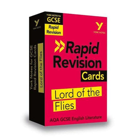 York Notes for AQA GCSE (9-1) Rapid Revision Cards: Lord of the Flies - Catch up, revise and be ready for 2021 assessments and 2022 exams: - catch up, ... ready for 2022 and 2023 assessments and exams