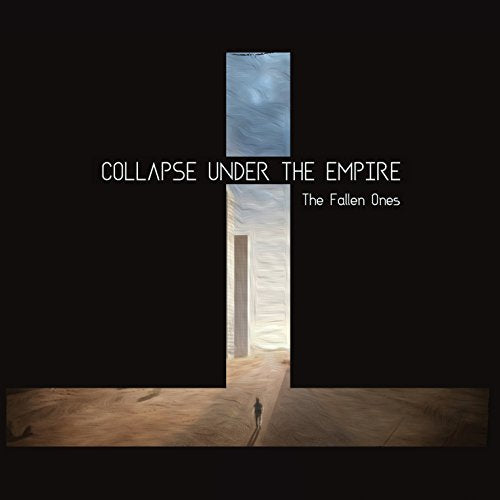 "Album cover: person walks towards a doorway, with 'Collapse Under The Empire' text."