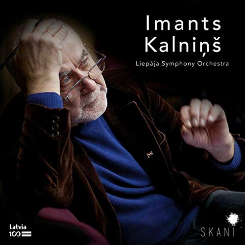 "CD cover featuring a man in a brown jacket, with text 'Imants Kalnins'."