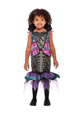 Toddler Dark Mermaid Costume Purple - FEMALE