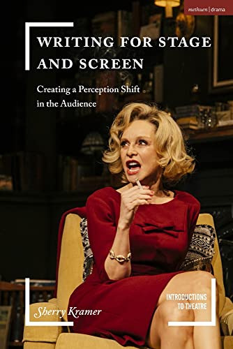 Book cover with theatre or film elements, likely featuring a pen or script.