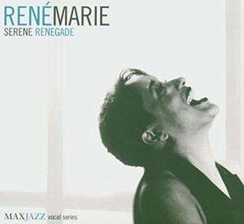 "Album cover with a black and white photo of a woman singing."