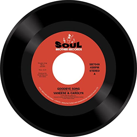 Vaneese & Carolyn - Goodbye Song / Just A Little Smile (From You) [7 inch] [VINYL]