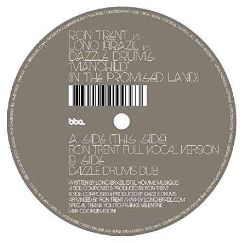 Darkened album cover with a man's silhouette and white text listing artist names.