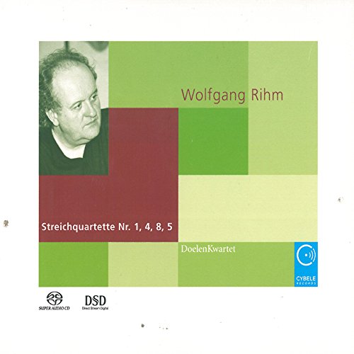 "CD cover with green and red squares, featuring a man's portrait and text."