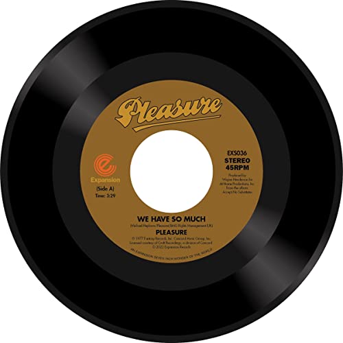 Pleasure - We Have So Much / Joyous [7"] [VINYL]