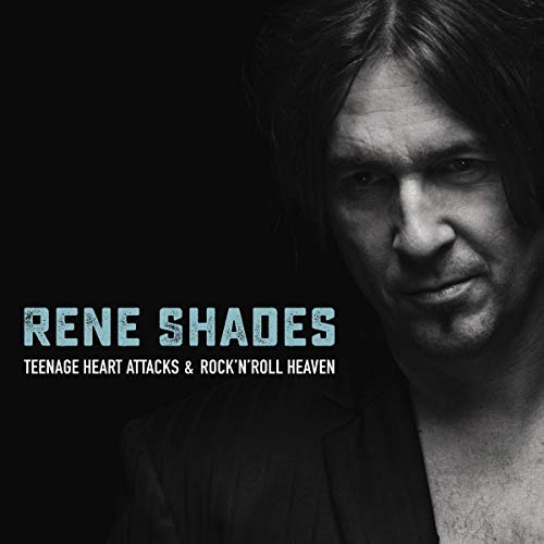 "CD album cover with black-and-white portrait and artist's name in blue text."