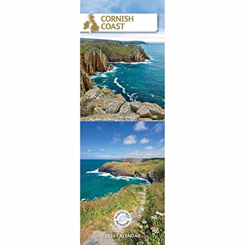 Cornish Coast Slim Calendar 2024