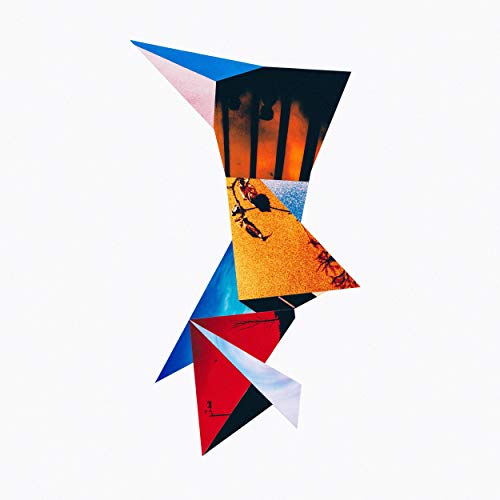 The image is a vinyl record cover. #### Alt text: "Abstract geometric shapes with images inside, on a white background."
