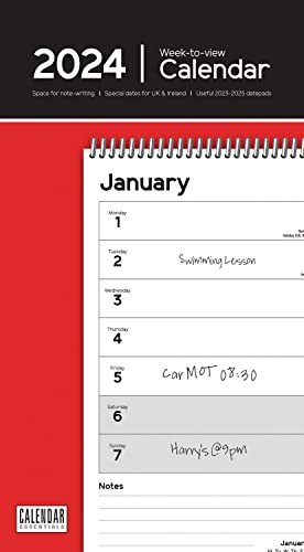 Essential Stubby Slim Calendar 2024