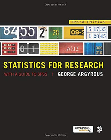 Statistics for Research: With a Guide to SPSS