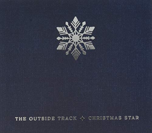 "Dark blue album cover with silver snowflake and text 'The Outside Track Christmas Star'."