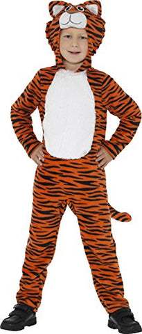Smiffys Tiger - Childrens Fancy Dress Costume - Medium - 143cm - Age 7-9