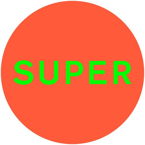The image shows a red circle with the word "SUPER" in green text.