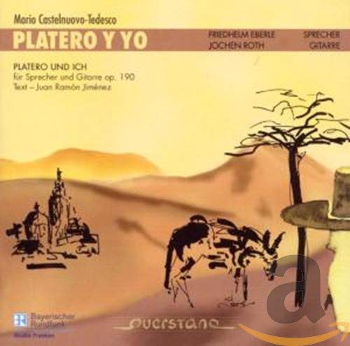 "CD cover art featuring a desert landscape with a donkey and a tree."