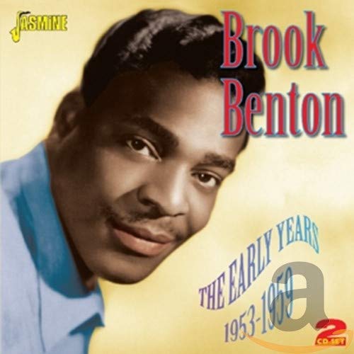 Brook Benton CD cover with a portrait of the artist on a yellow background.
