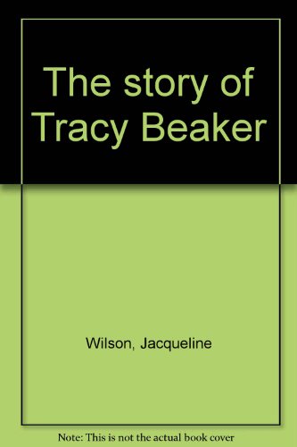 "The Story of Tracy Beaker" book cover featuring a cartoon girl on a purple background.