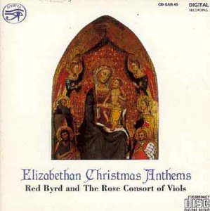CD cover with medieval-style painting of the Madonna and child surrounded by angels.