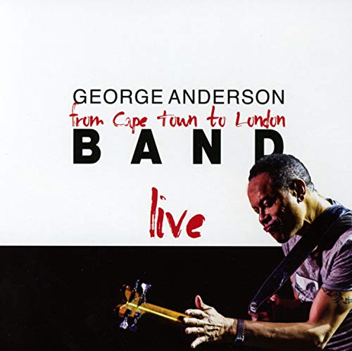 "CD cover with a man playing guitar and text 'George Anderson Band Live'."