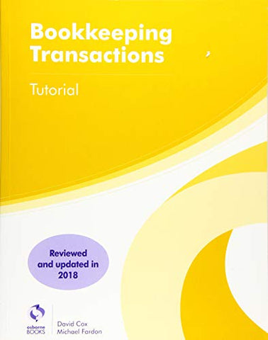 Bookkeeping Transactions Tutorial (AAT Foundation Certificate in Accounting)