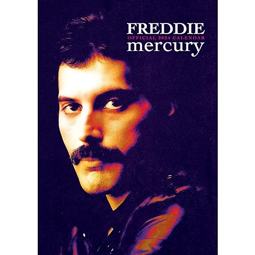 Freddie Mercury 2024 Calendar, Month To View A3 Wall Calendar, Official Product: Original Danilo-Kalender [Mehrsprachig] [Kalender]