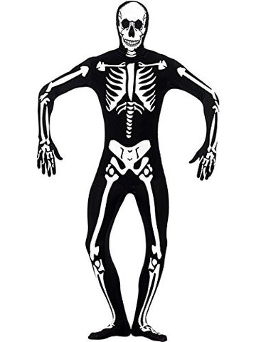 Skeleton Second Skin Costume - Gents
