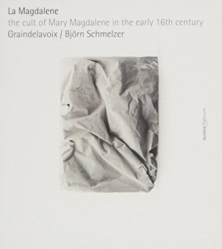 CD album cover with crumpled fabric image and text on a white background.