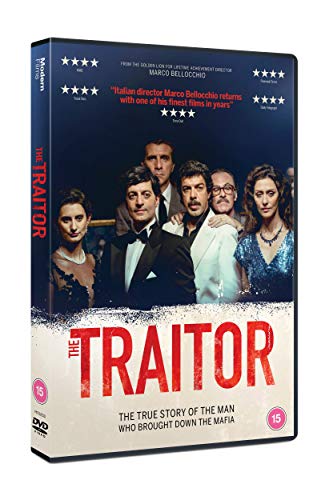 DVD case for "The Traitor" with a group of people on the cover.